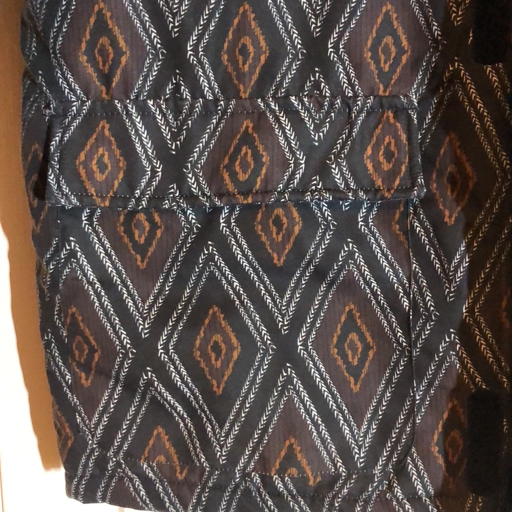 Zara Man Coat Diamond Color Block Pattern Sz M - image 4